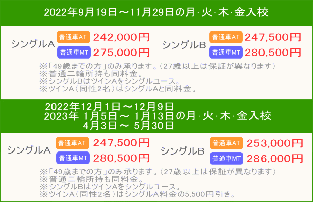 普通車キャンペーン