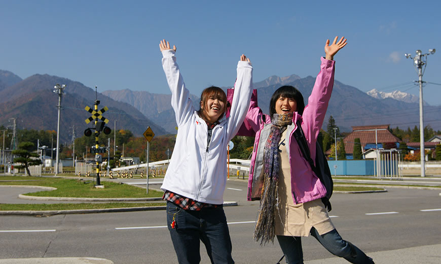 山は緑！空気が美味しい！