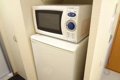 レオパレス寄子　電子レンジ・冷蔵庫