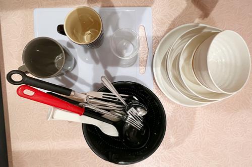 自炊用グッズと食器