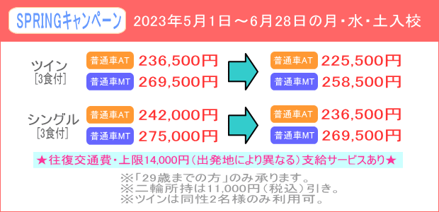 普通車キャンペーン(5~6月)